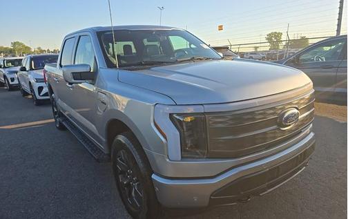 Iconic Silver Metallic 2023 Ford F-150 Lightning LARIAT