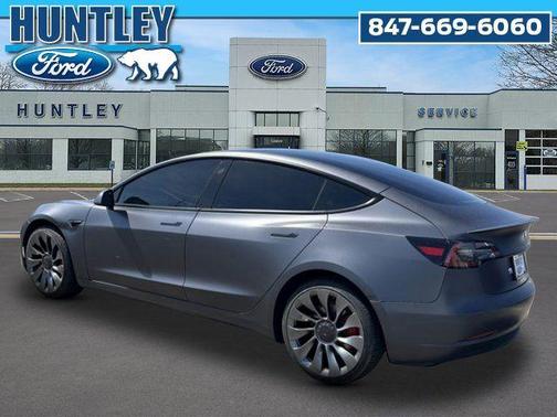 Gray 2023 Tesla Model 3 Performance