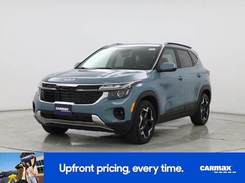 Blue 2024 Kia Seltos EX