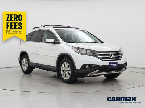 White 2014 Honda CR-V EX-L