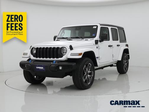 White 2024 Jeep Wrangler 4xe Sport S