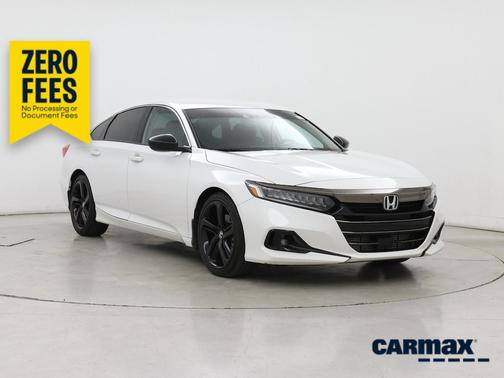 White 2021 Honda Accord Sport SE