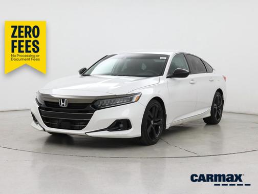 White 2021 Honda Accord Sport SE