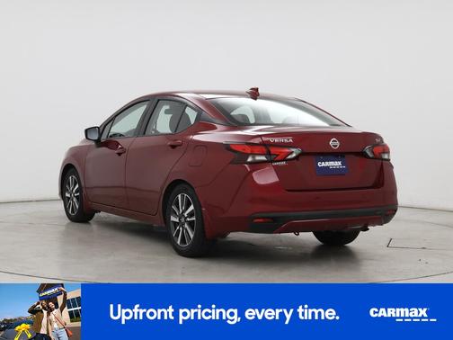 Red 2020 Nissan Versa SV