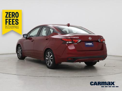 Red 2020 Nissan Versa SV