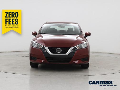 Red 2020 Nissan Versa SV