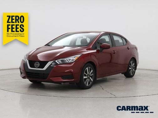 Red 2020 Nissan Versa SV