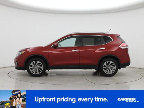 Red 2015 Nissan Rogue SL