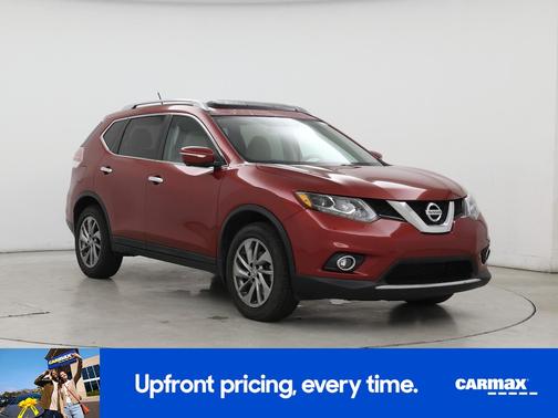 Red 2015 Nissan Rogue SL