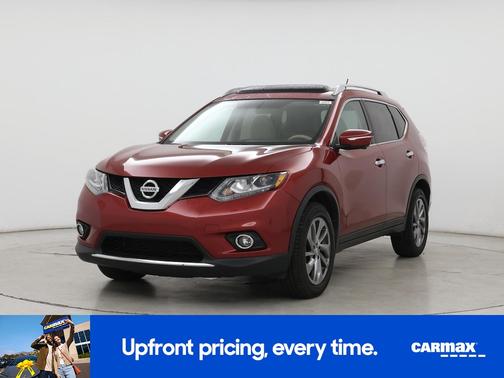 Red 2015 Nissan Rogue SL