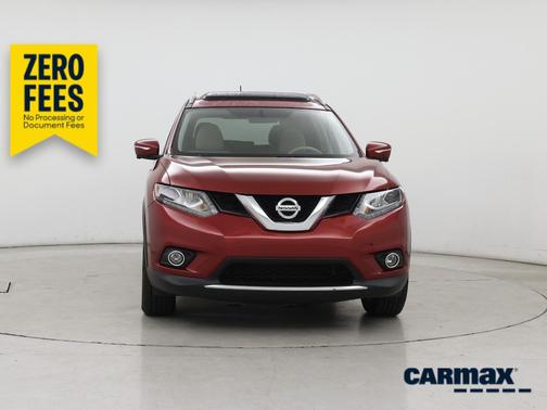Red 2015 Nissan Rogue SL