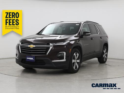 Burgundy 2023 Chevrolet Traverse LT Leather