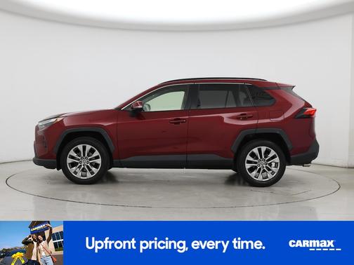 Red 2022 Toyota RAV4 XLE Premium
