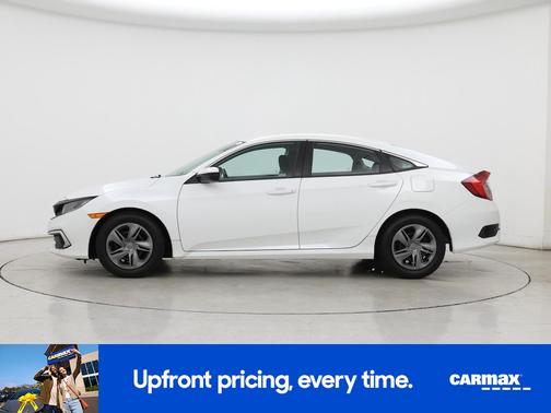 White 2020 Honda Civic LX