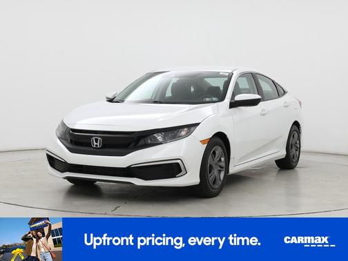 White 2020 Honda Civic LX