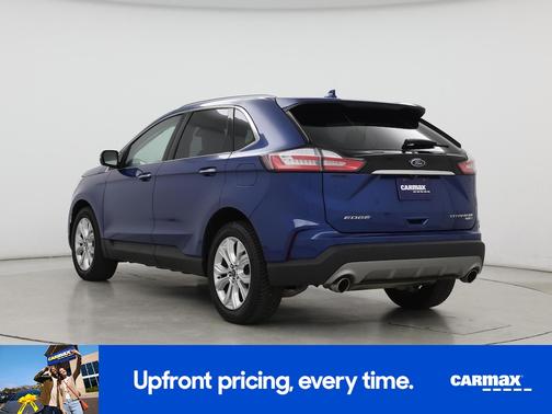 Blue 2020 Ford Edge Titanium
