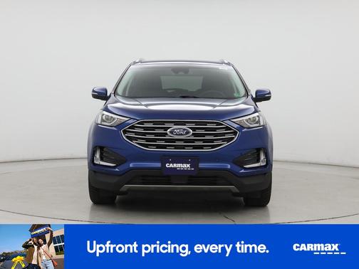 Blue 2020 Ford Edge Titanium
