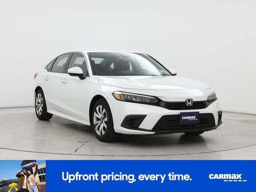 White 2023 Honda Civic LX