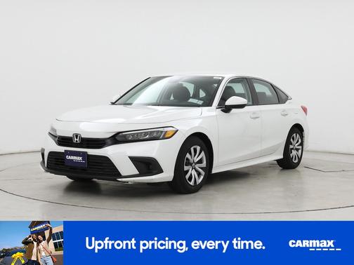 White 2023 Honda Civic LX