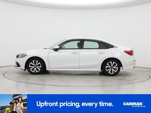 White 2023 Honda Civic LX