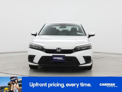 White 2023 Honda Civic LX