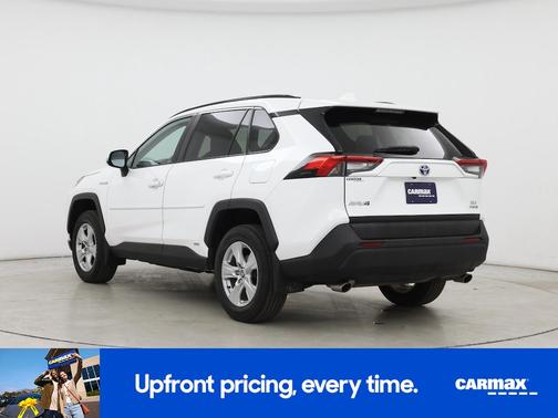 White 2021 Toyota RAV4 Hybrid XLE