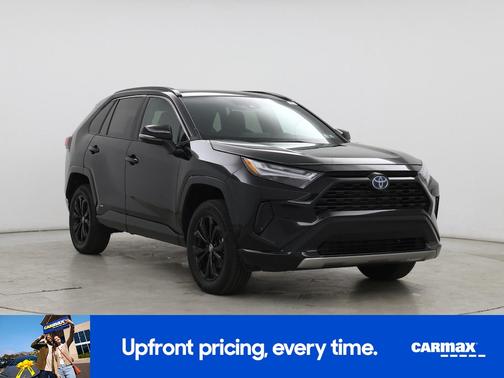 Black 2022 Toyota RAV4 Hybrid SE