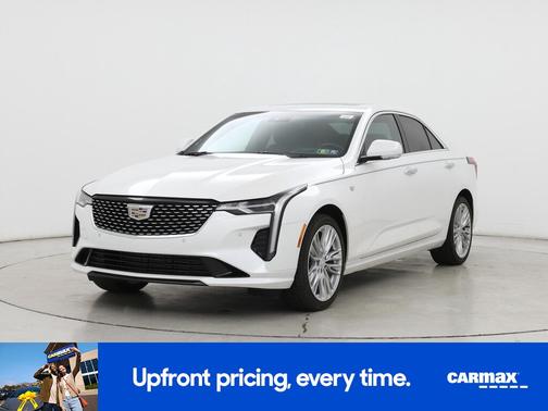 White 2022 Cadillac CT4 Premium Luxury