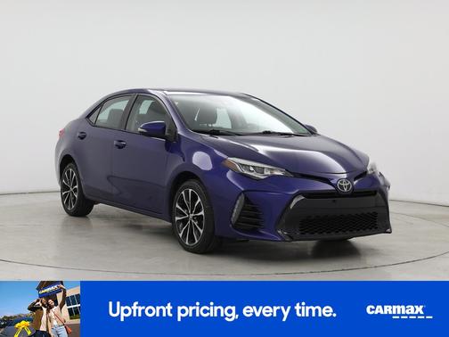 Blue 2017 Toyota Corolla SE