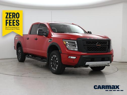 Red 2021 Nissan Titan XD PRO-4X