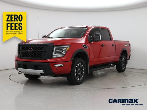 Red 2021 Nissan Titan XD PRO-4X