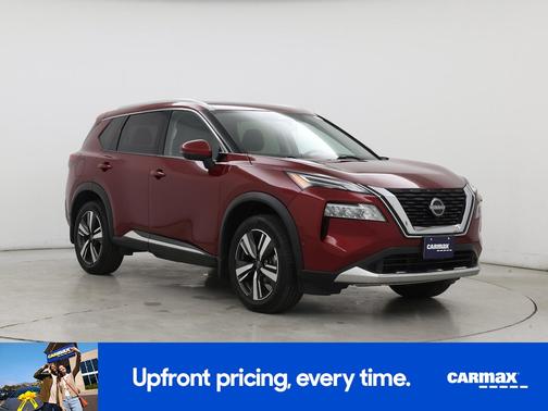 Red 2023 Nissan Rogue Platinum