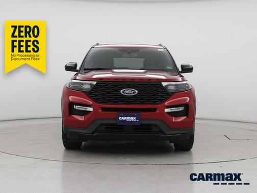 Red 2023 Ford Explorer ST-Line