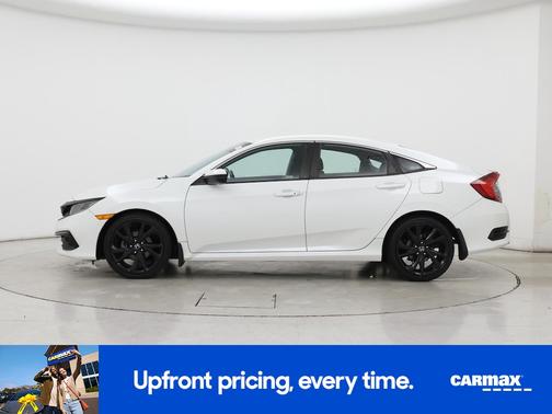 White 2019 Honda Civic Sport