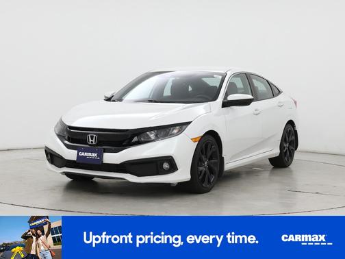 White 2019 Honda Civic Sport