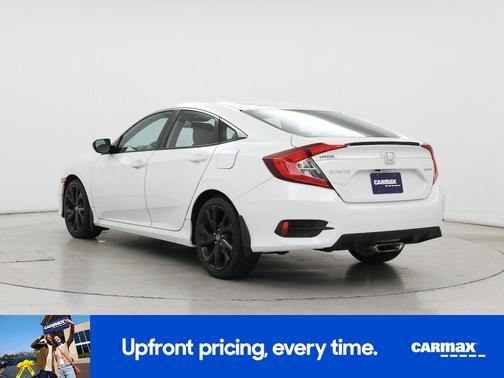 White 2019 Honda Civic Sport