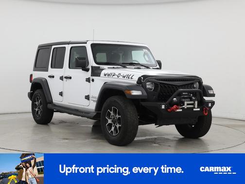 White 2018 Jeep Wrangler All-New Unlimited Sport S