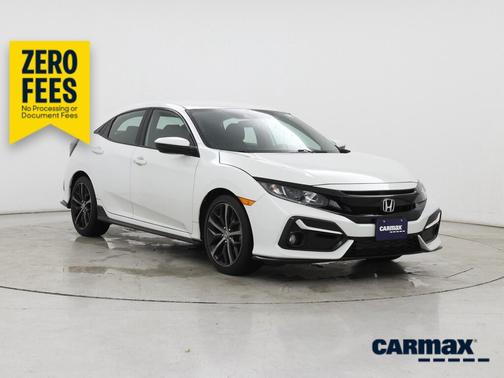 White 2021 Honda Civic Sport