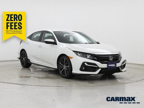 White 2021 Honda Civic Sport