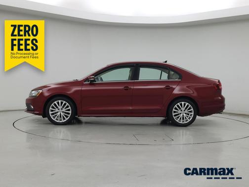 Red 2016 Volkswagen Jetta SEL