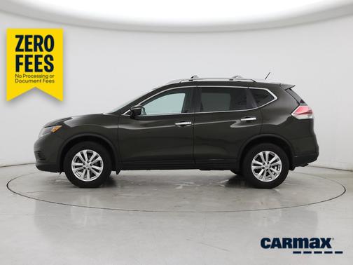 Green 2014 Nissan Rogue SV