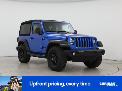 Blue 2022 Jeep Wrangler Sport S