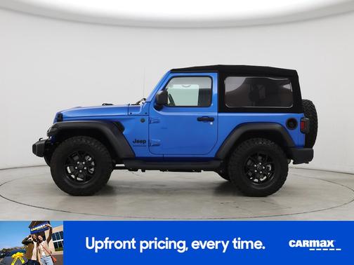 Blue 2022 Jeep Wrangler Sport S