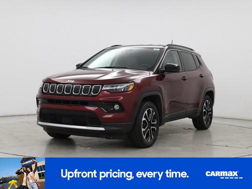 Red 2022 Jeep Compass Limited