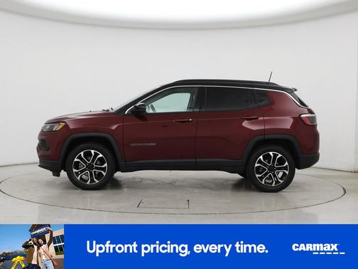 Red 2022 Jeep Compass Limited