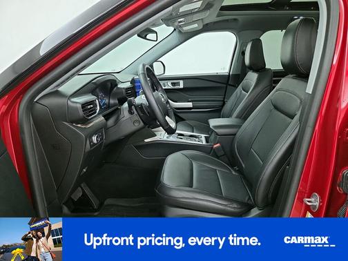 Red 2021 Ford Explorer Limited
