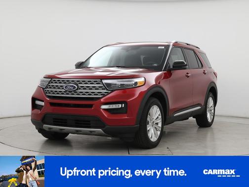 Red 2021 Ford Explorer Limited