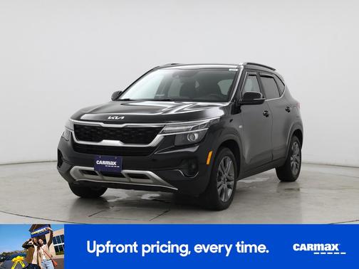 Black 2022 Kia Seltos S