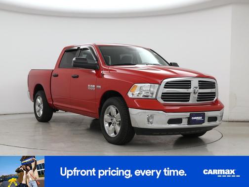 Red 2018 RAM 1500 Bighorn