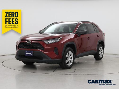 Burgundy 2020 Toyota RAV4 LE